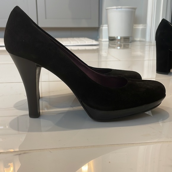 Rampage black suede high heels - Picture 2 of 6